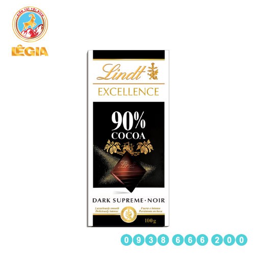Socola Lindt Excellence 90% Cacao 100g