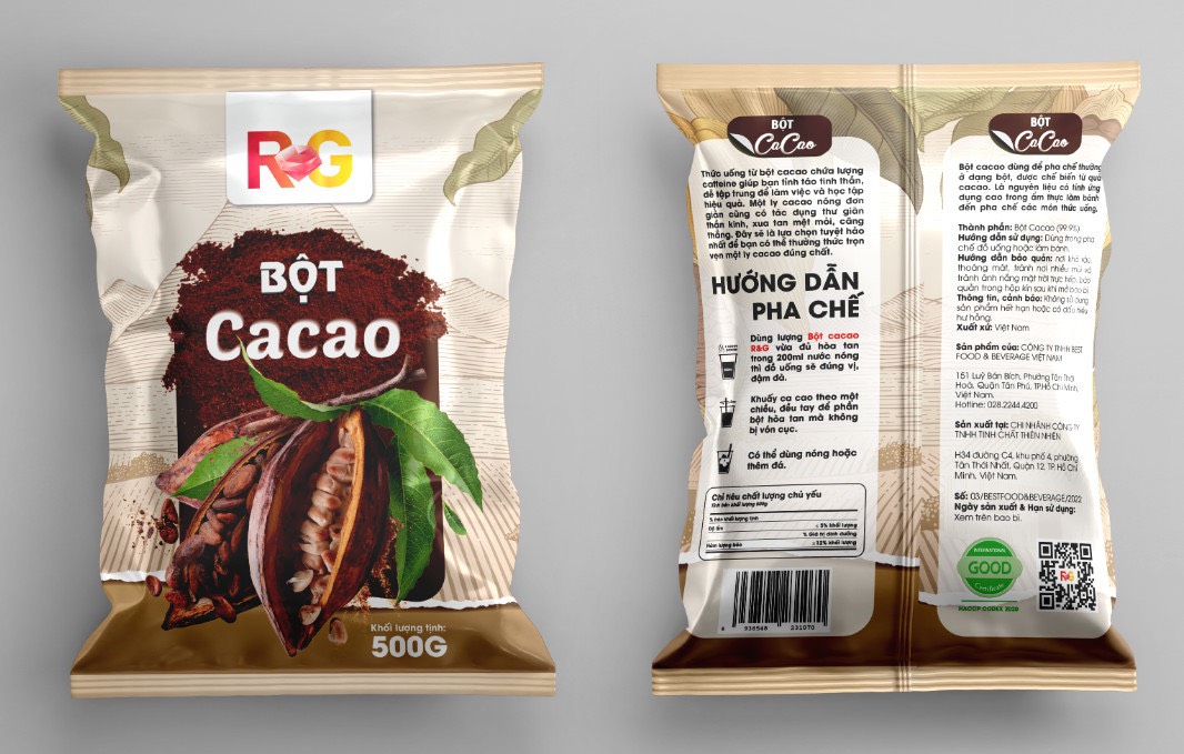 Bột Cacao R&G thơm béo