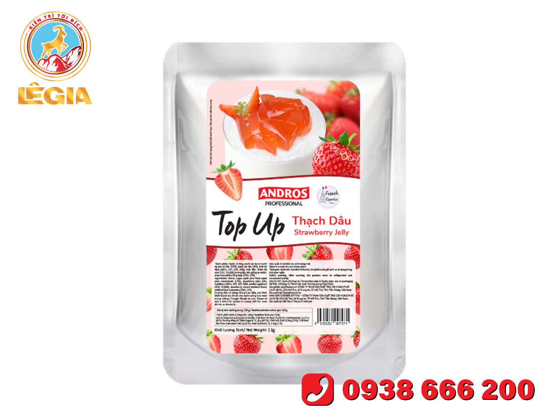 THẠCH DÂU TOP UP ANDROS 1KG (8/T)