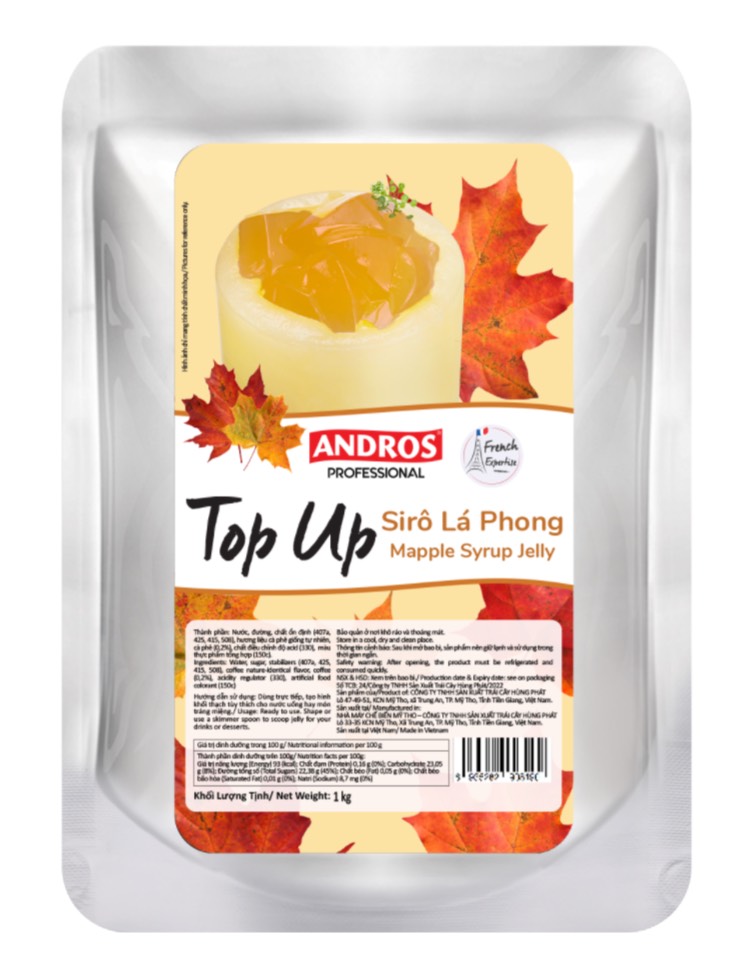 THẠCH HƯƠNG LÁ PHONG TOP UP ANDROS 1KG