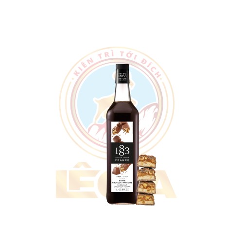 SYRUP 1883 CHOCO-HAZELNUT BAR - SI RÔ SỮA HẠT PHỈ 1L