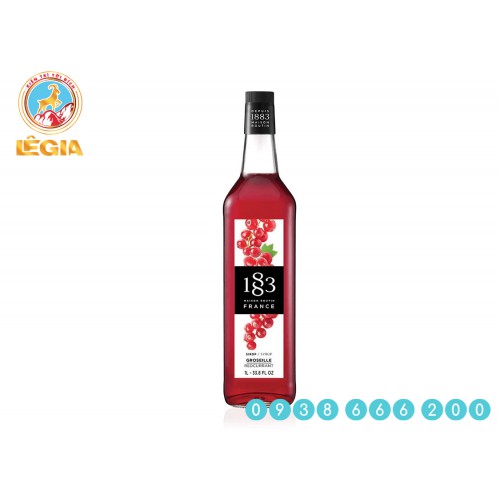 SYRUP 1883 LÝ CHUA ĐỎ 1L - REDCURRANT